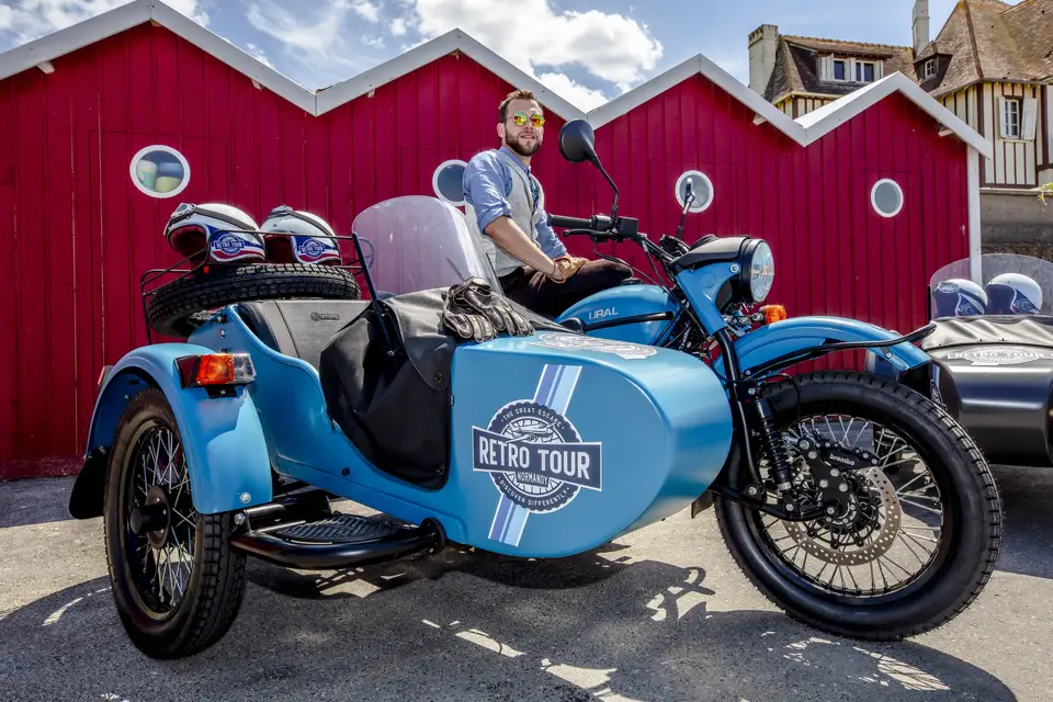 Retro Tour Normandy - Side-car