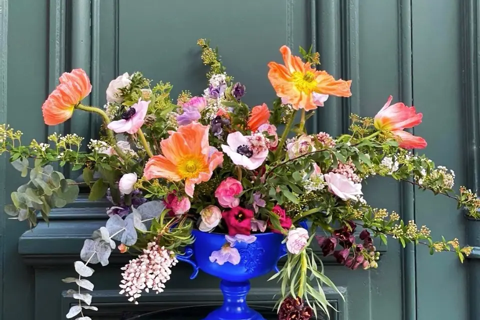 Cabinet Bleu Velours — photo 5