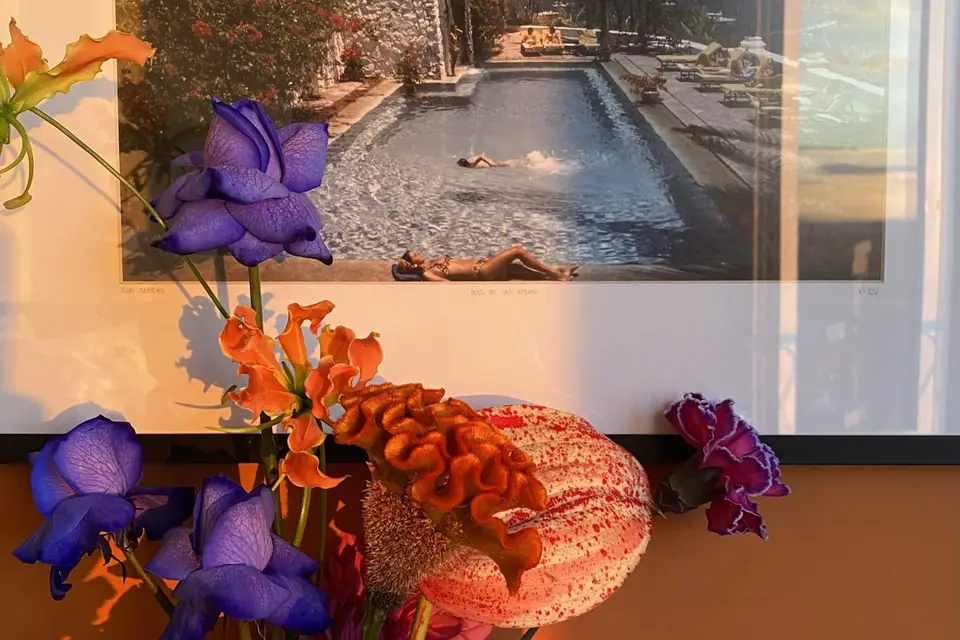 Cabinet Bleu Velours — photo 7