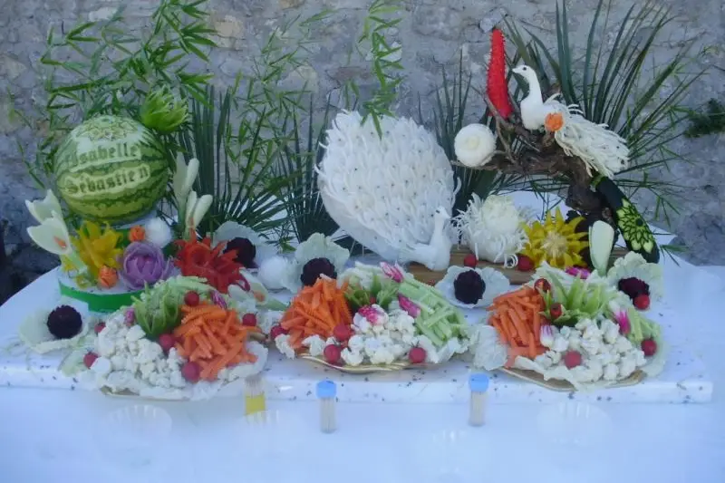 Sculpture sur Fruits et Légumes — photo 7