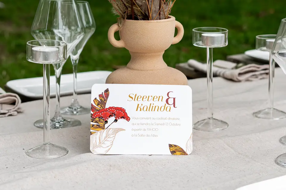 Mon faire-part africain chic — photo 8