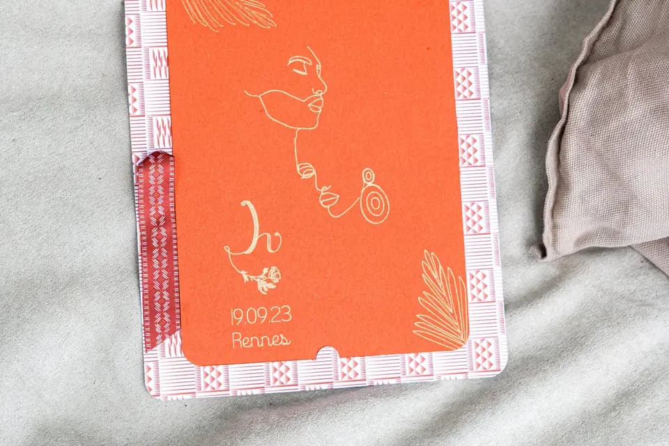 Mon faire-part africain chic — photo 5