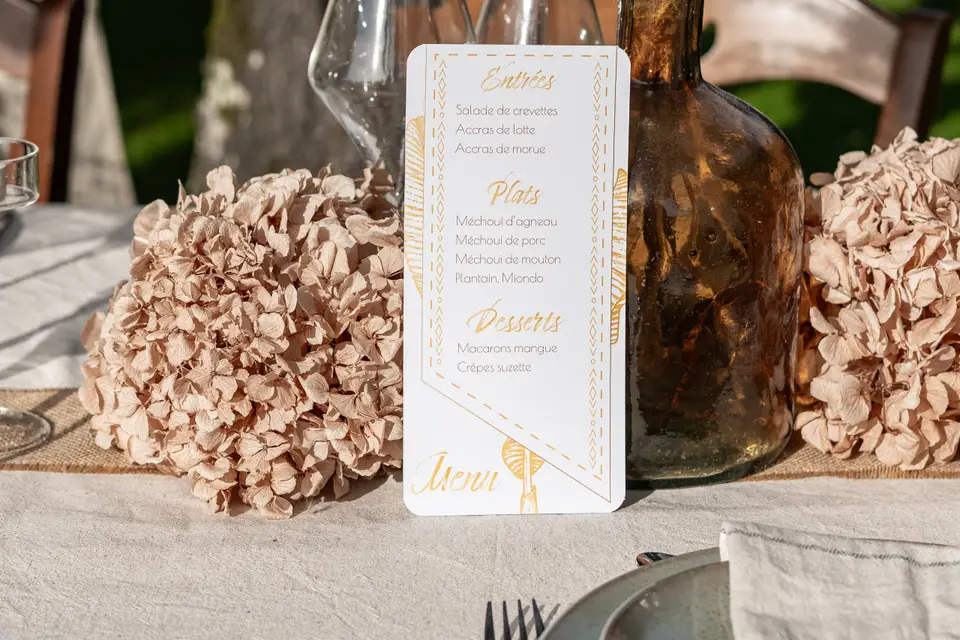 Mon faire-part africain chic — photo 7