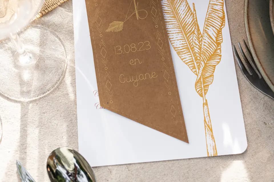 Mon faire-part africain chic — photo 2