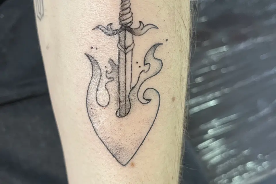 Bloody luna tattoo — photo 4