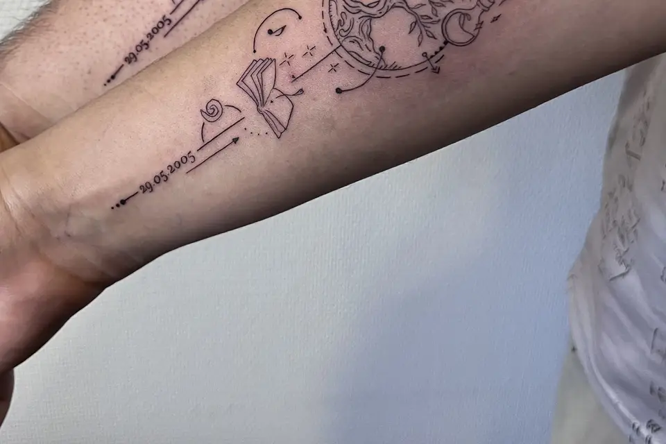 Bloody luna tattoo — photo 1