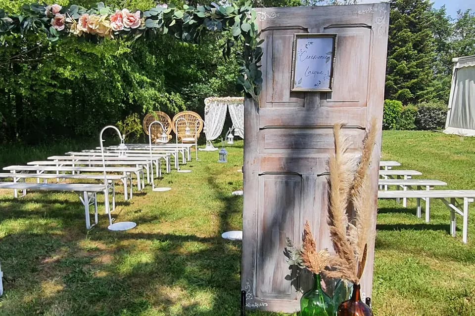 Champêtre Chic Cérémonie Laïque — photo 1