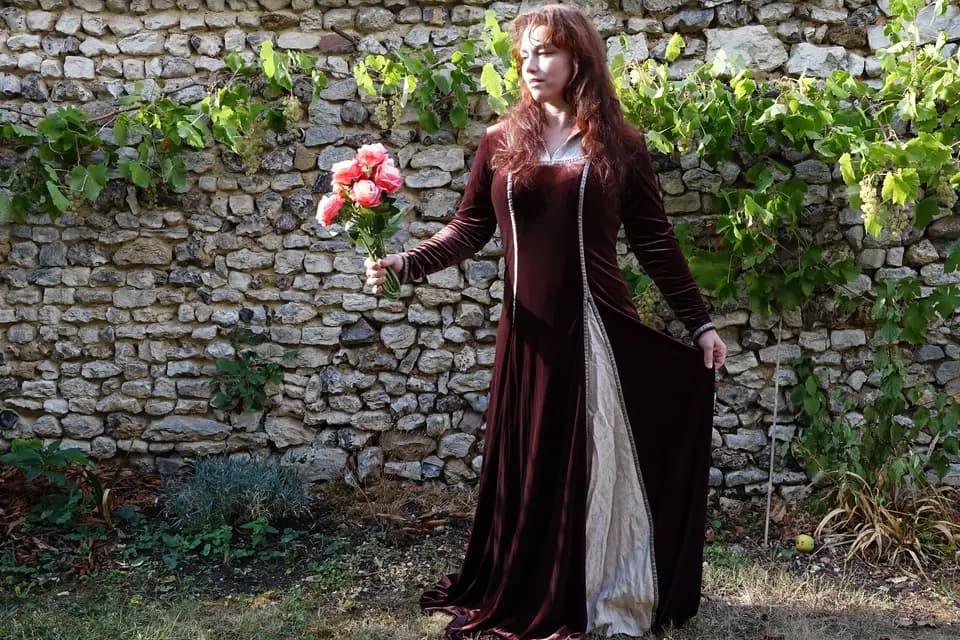 Ménestrel du XVe et Dame Violette — photo 4