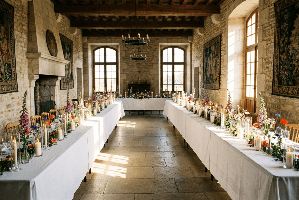 Prix des salles de mariage en France : données réelles 2026 par région