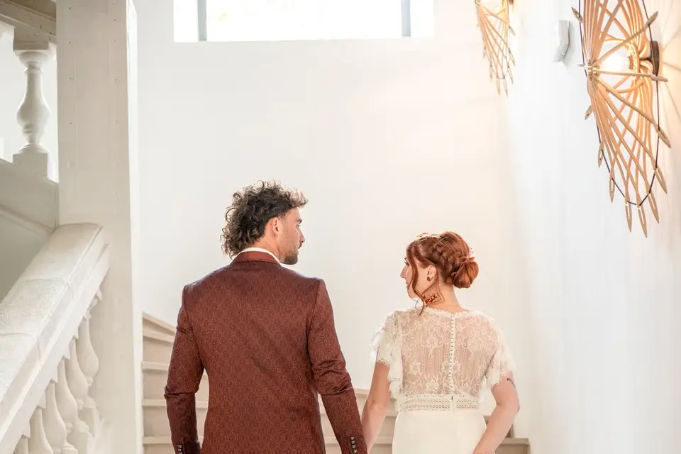 Les mariés Pierre et Joëlle