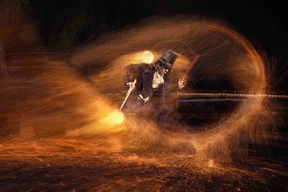 SuperCho - Spectacle de feu, pyro & LED